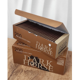 Паперові гільзи для набивання сигарет Dark Horse Copper коричневі King Size 200 шт